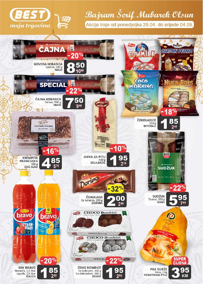 Best: Bajramska ponuda od 25.04. do 04.05.2022.