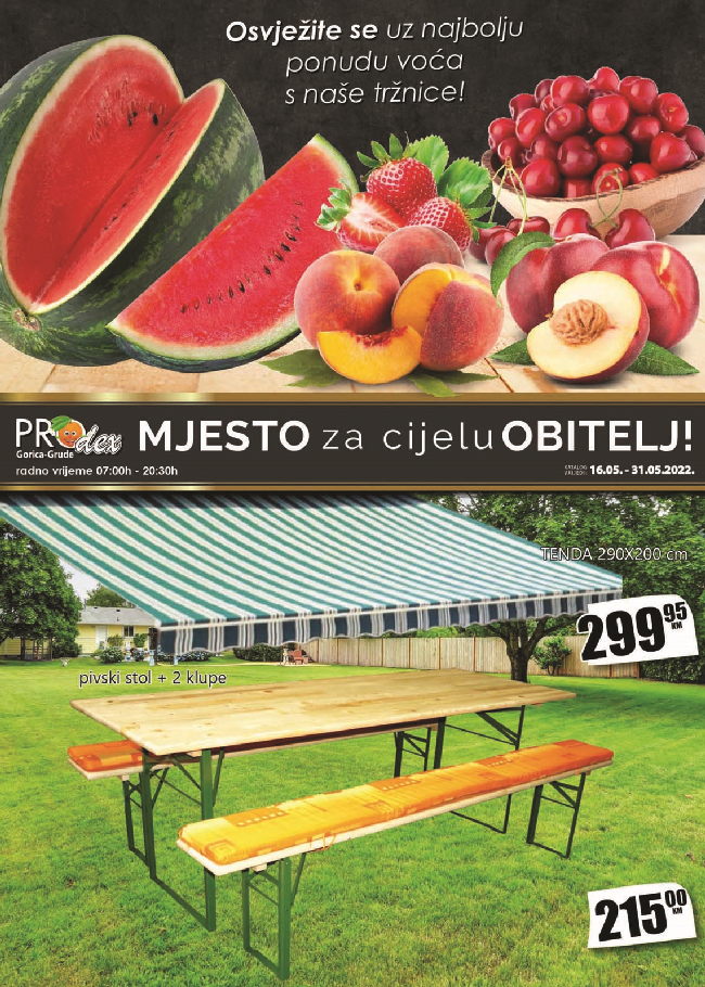 Prodex: Kataloška akcija od 16. do 31.05.2022.