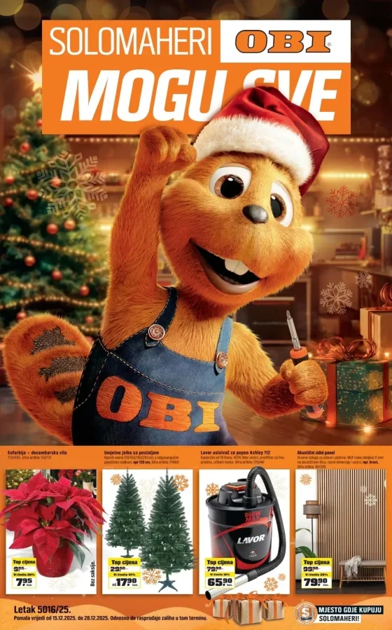 OBI: Akcijski katalog (od 15.12. do 28.12.2025)