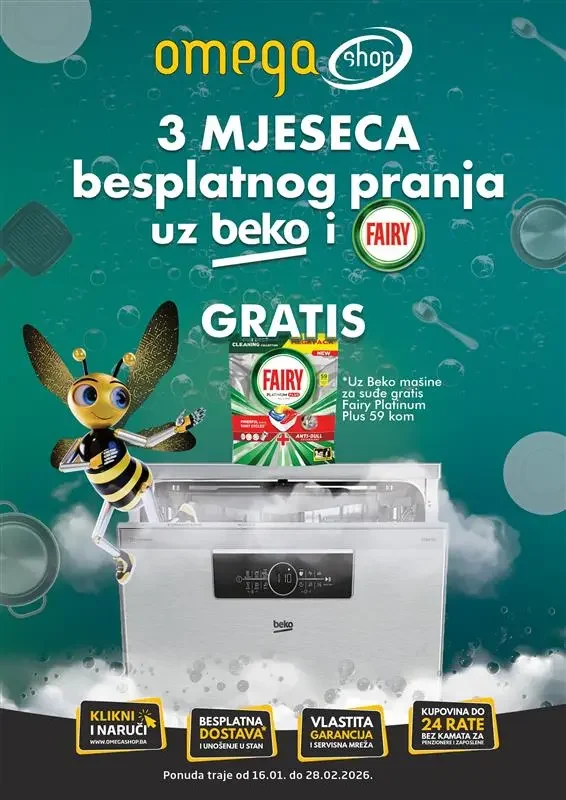 Omega Shop: Akcijski katalog (od 16.01. do 28.02.2026)