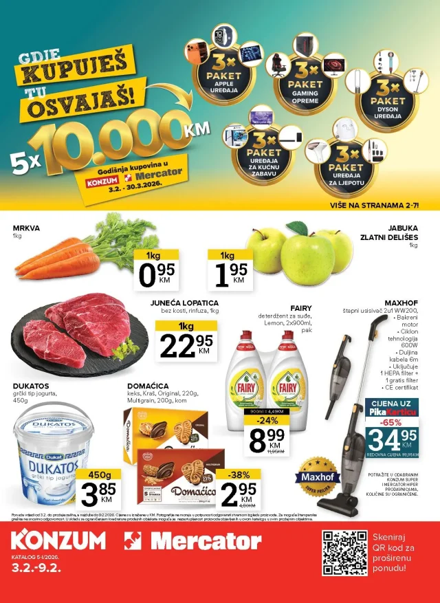 Konzum i Mercator: Akcijski katalog FBiH