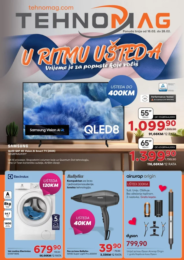 Tehno Mag: Akcijski katalog (od 16.02. do 28.02.2026)