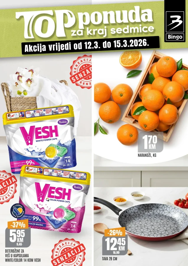 Bingo: Top ponuda za kraj sedmice RS