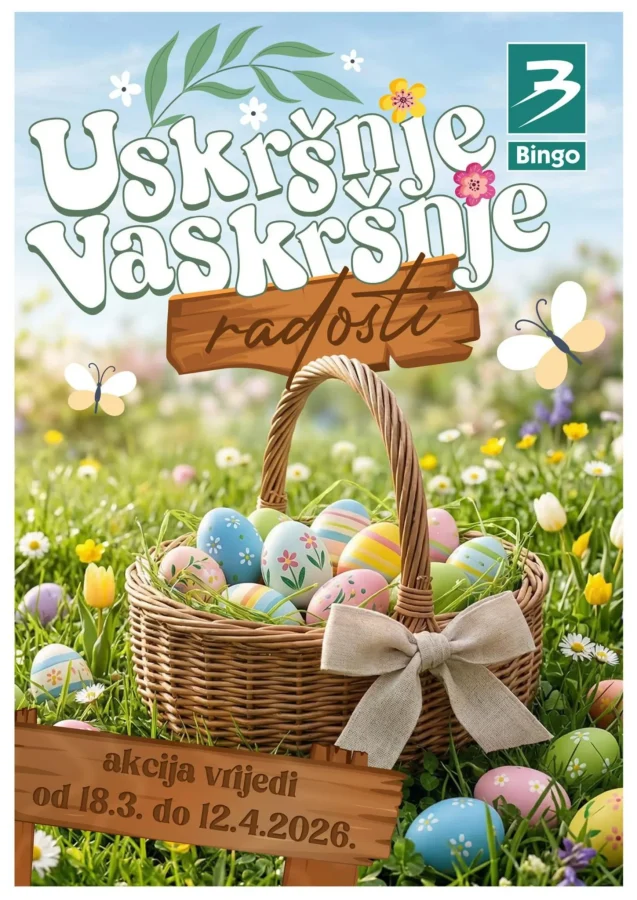 Bingo: Uskršnje – Vaskršnje radosti