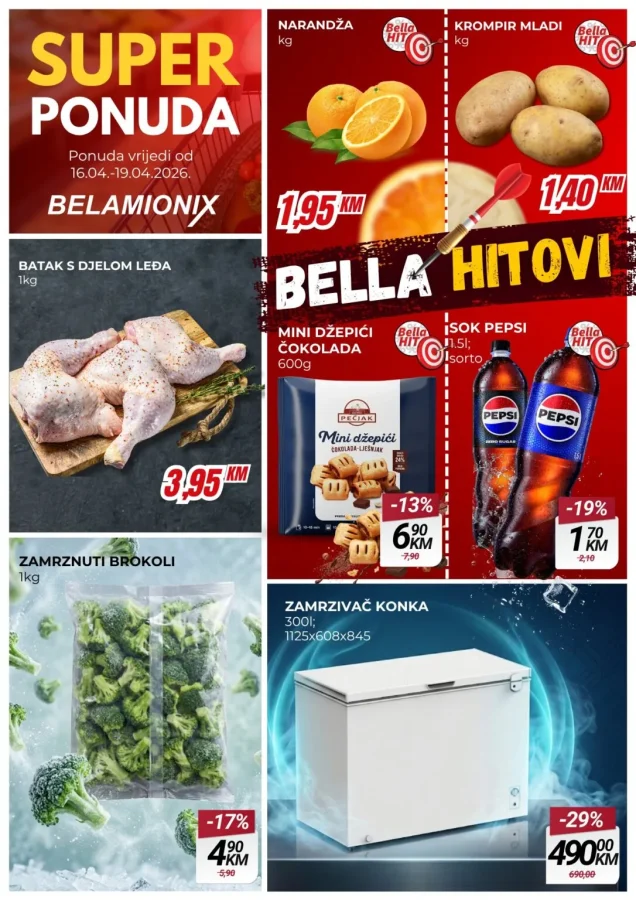 Belamionix: Vikend akcija (od 16.04. do 19.04.2026)