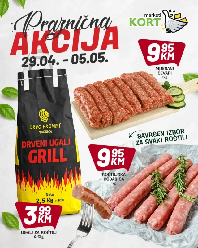 Kort marketi: Praznična akcija (od 29.04. do 05.05.2026)